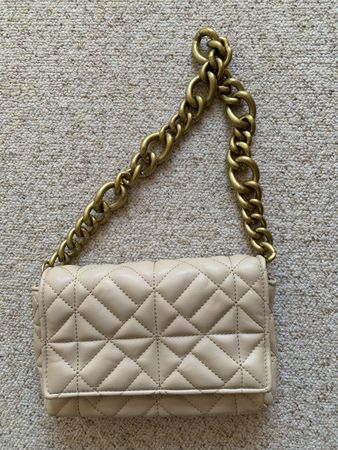 Hand-Umhängetasche von ZARA beige
