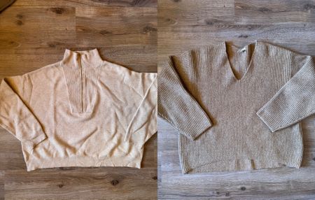 STRADIVARIUS & H&M 🤎 1x pull-over en maille - M