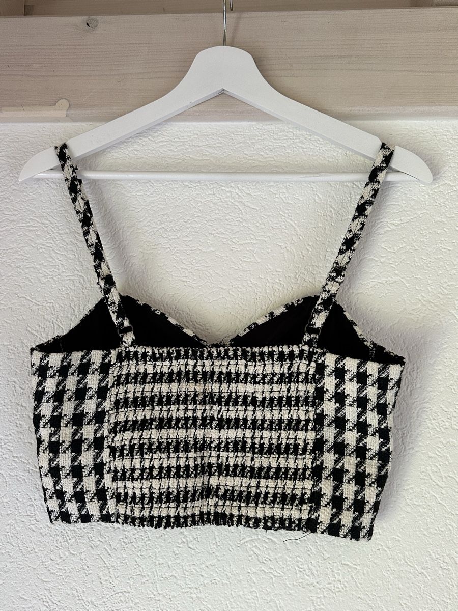 Stradivarius Top: Top pied-de-poule Stradivarius – Usato da Luzern venduto da myl_gu5 1