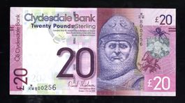 Scotland 20 pound UNC