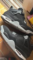 Scarpe Jordan 4 Retro - Black Canvas 43