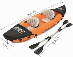 Kajak Bestway LITE-RAPID X2 321 cm - für 2 Pers. - 160 kg