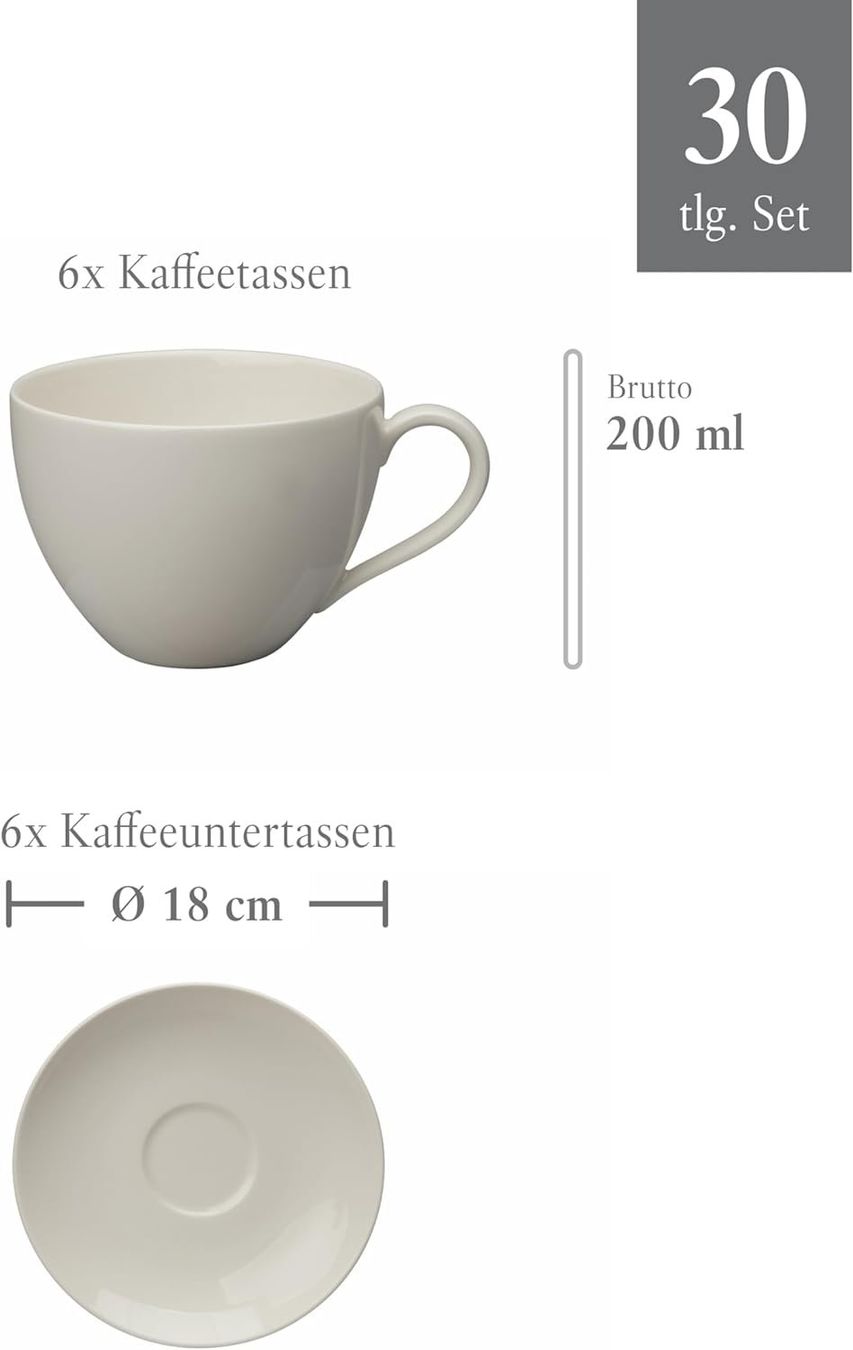 Villeroy & Boch Set di piatti: Villeroy & Boch Kombiservice Basic White – Nuovo e nell'imballaggio originale da Bottighofen venduto da zaap 2