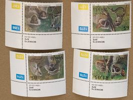 Venda Briefmarken, Affen Motive, Top Zustand!
