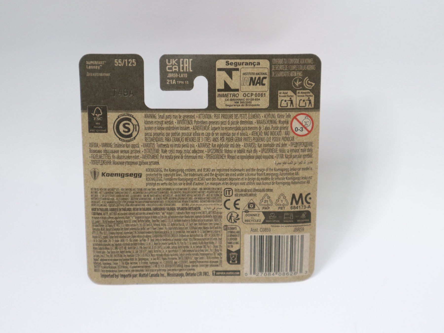 Matchbox Modellini d'auto: Matchbox 2021 Königsegg Gemera neu – Nuovo e nell'imballaggio originale da Eschenbach SG venduto da Astalavista 2