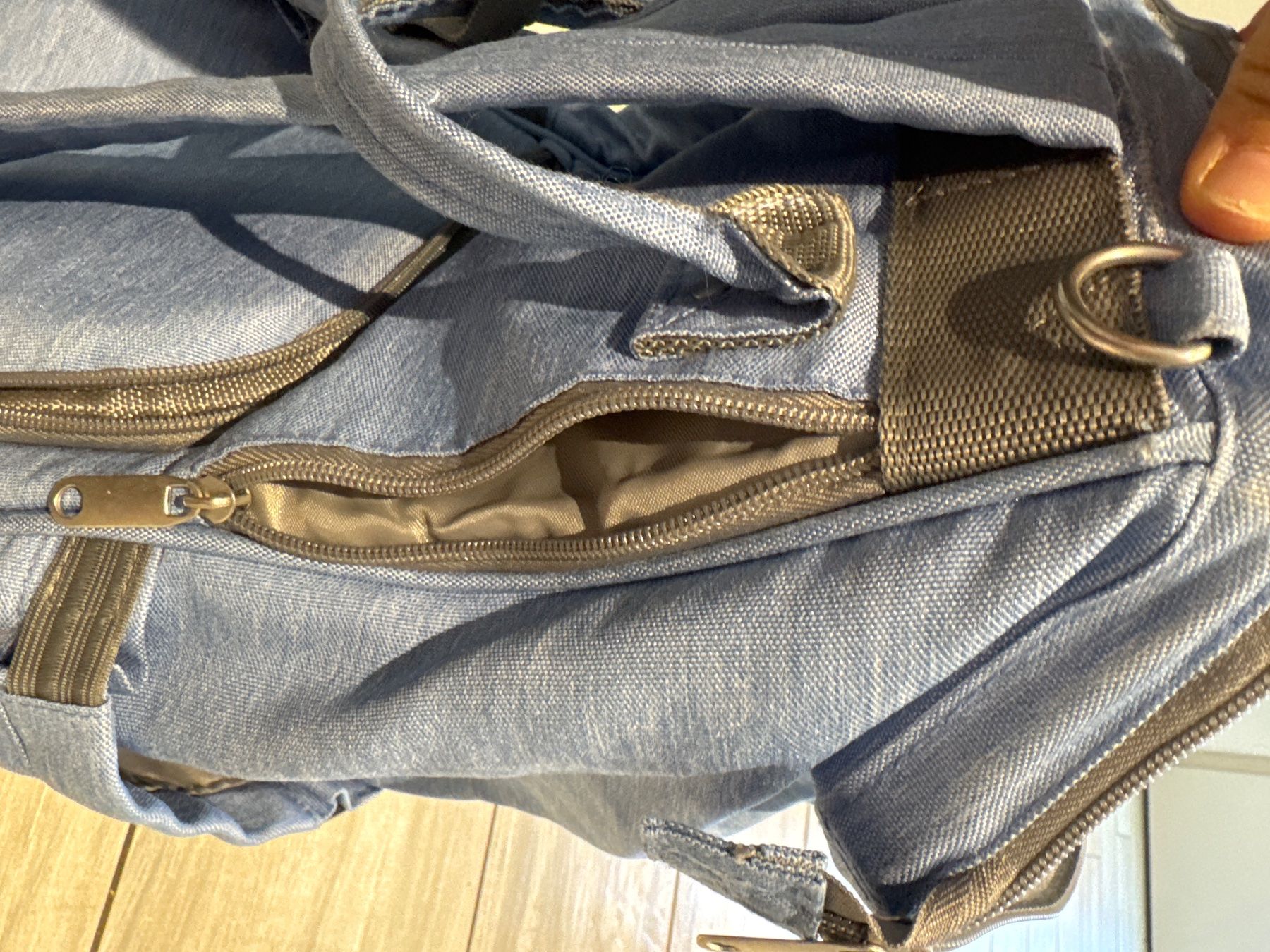 Zaini: Wickelrucksack von Petite Star hellblau – Usato da Gelterkinden venduto da Familienferien 7