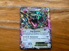 Pokémon Karte Rayquaza EX XY69 guter Zustand