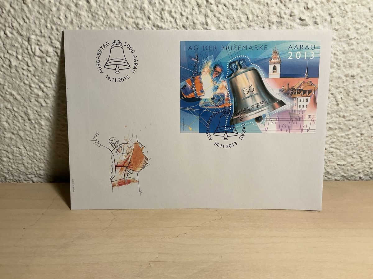Tutti i francobolli: Aarau 2013, Tag der Briefmarke, Ersttagsbrief – Nuovo (secondo la descrizione) da Malters venduto da MichaelSCH72