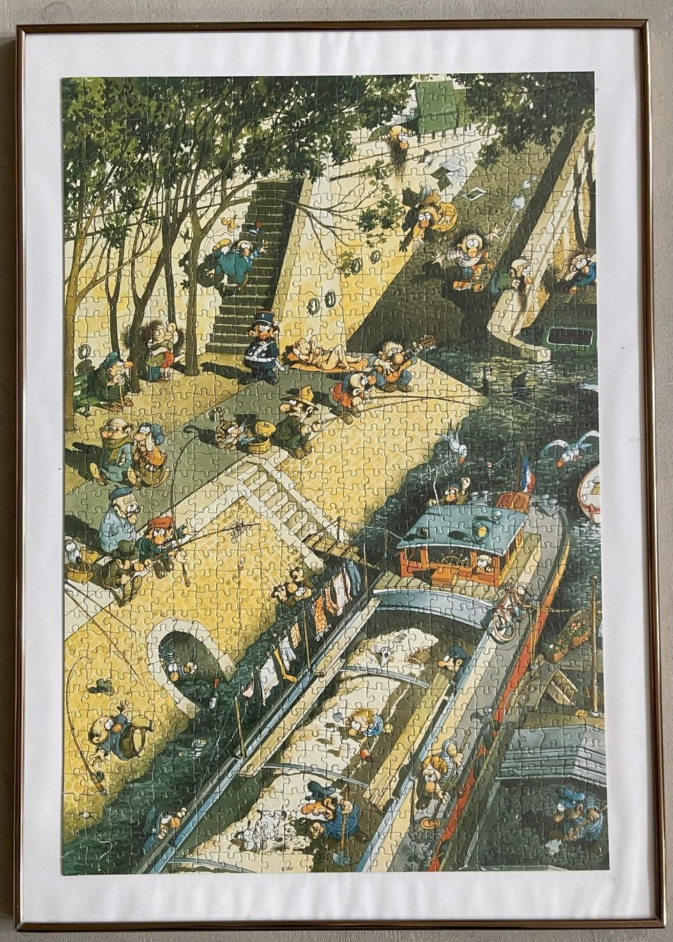 Puzzle: Puzzle  - Gerahmt - 84 x 60cm – Usato da Oftringen venduto da Vucki 1