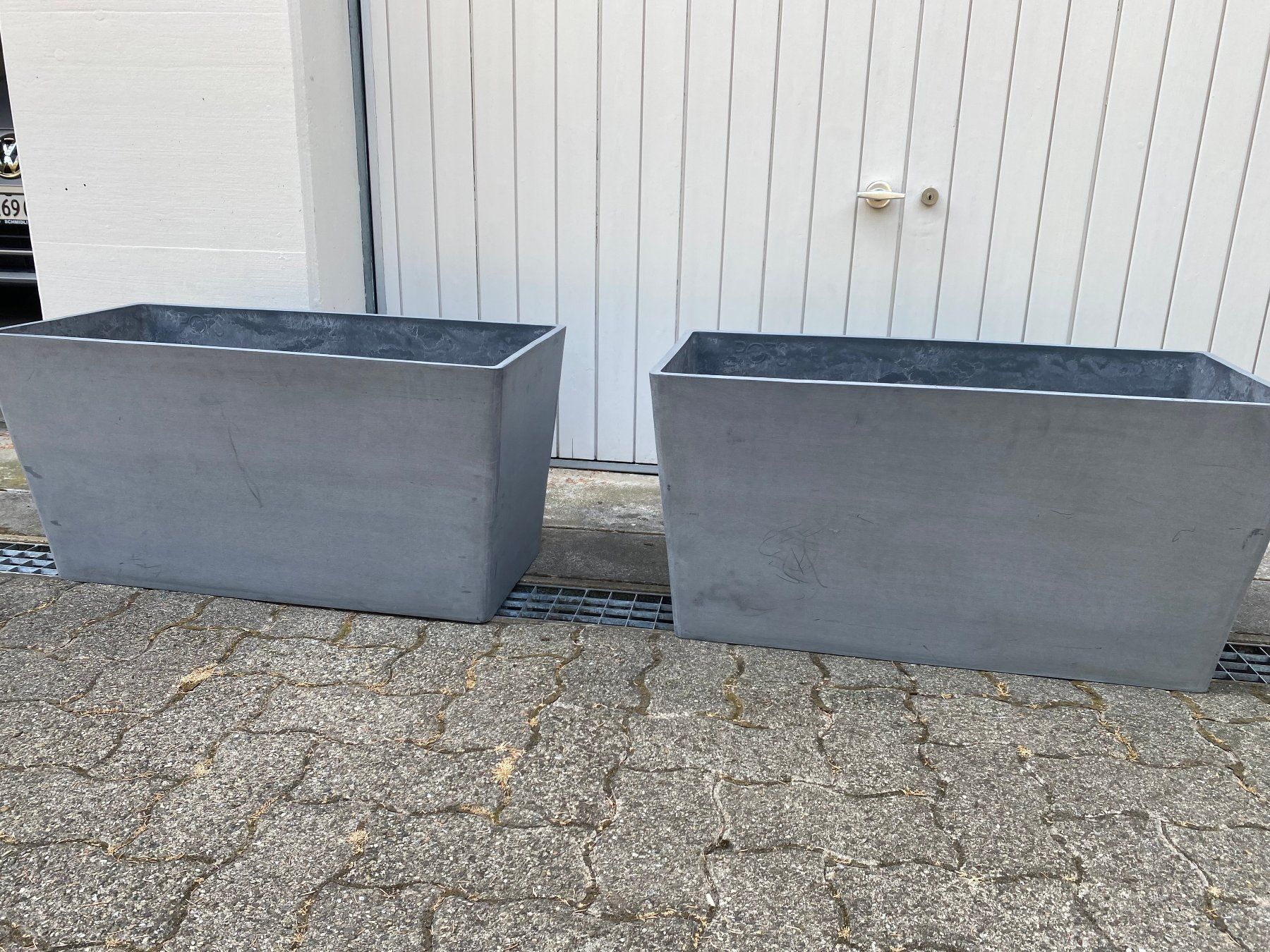 Vasi per fiori: Ecopots Paris 80, grau – Usato da Allschwil venduto da saemi33