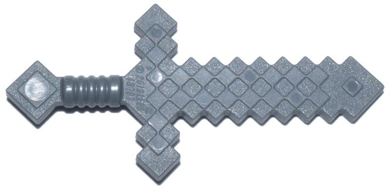 Lego Giocattoli: Lego Minecraft Dark Bluish Gray Minifigure, Weapon Sword – Nuovo (secondo la descrizione) da Weingarten-Kalthäusern venduto da McGmavlo