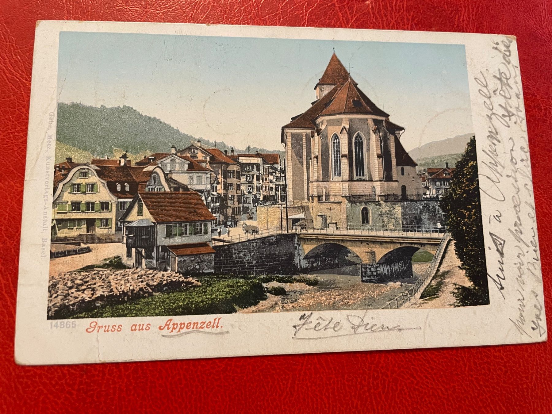 Cartoline postali: 1902 Gruss aus Appenzell – Usato da St-Légier-Chiésaz venduto da Theo006
