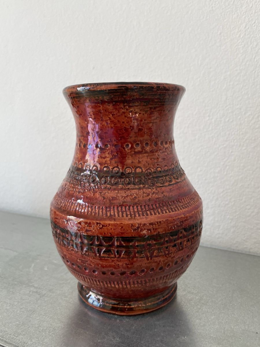 Bitossi Vasen & Gefässe: Bitossi Aldo londi midcentury vase – Gebraucht aus Basel von Amechan. 3
