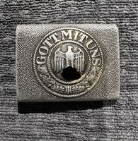 Koppelschloss Gott mit uns Wehrmacht antik gebraucht