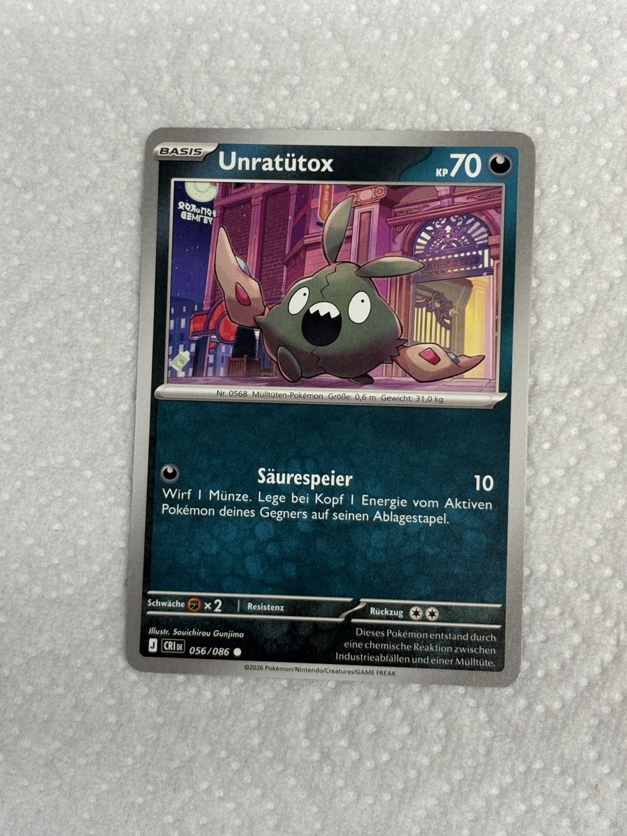 Pokémon Carte collezionabili: Unratütox Pokemon Card – Nuovo (secondo la descrizione) da Lyss venduto da deb_5brs