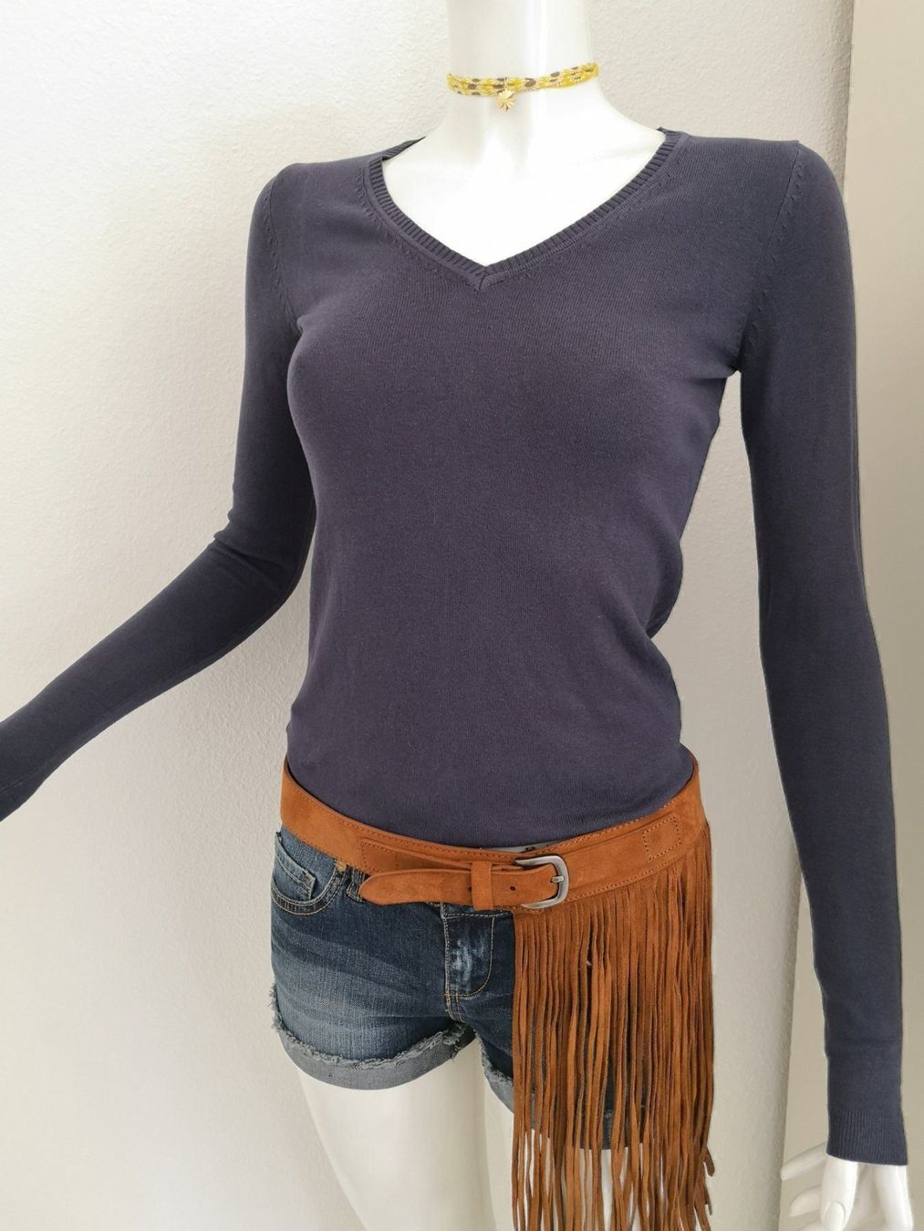 Mango Maglioni & Felpe: 🤩MANGO STRICK PULLOVER DUNKELBLAU V-SCHNITT NEU & D&G P. – Nuovo (secondo la descrizione) da Olten venduto da Naja-Twins-Twins 4