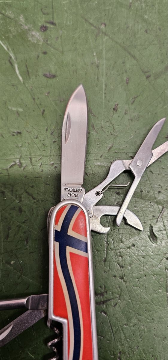 Coltelli tascabile: Sackmesser mit Norwegen Flagge – Usato da Burgdorf venduto da gbergler33 2