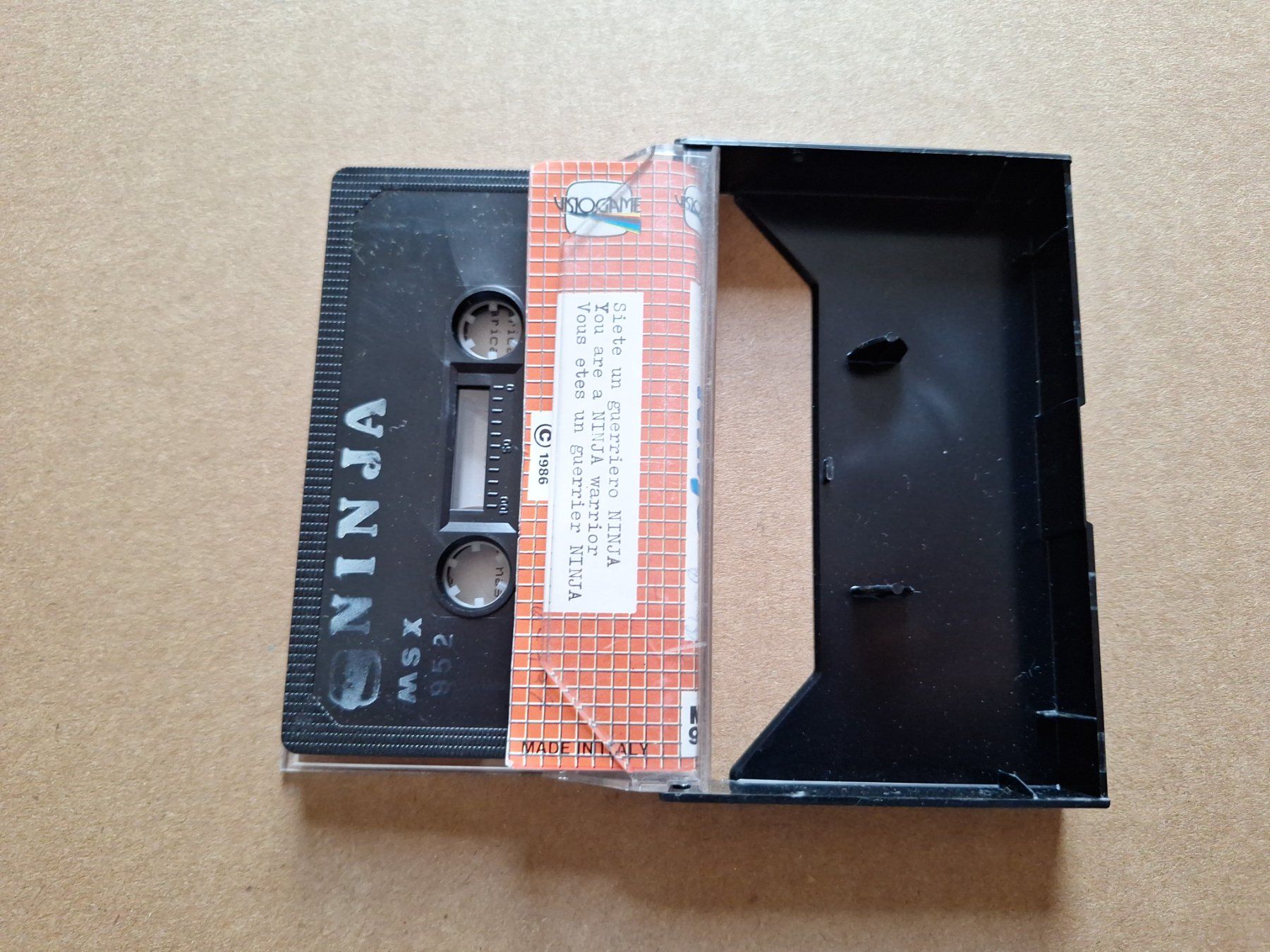 Giochi: Ninja - MSX Game Kassette - VISIOGAME – Usato da Altstätten SG venduto da GGsGameshop 2