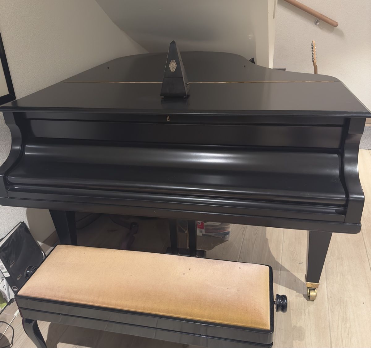 Feurich Strumenti musicali: Piano à queue FEURICH noir de 1928 – Usato da Premier venduto da noe_w6s6