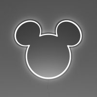 Disney Mickey Silberspiegel Silber