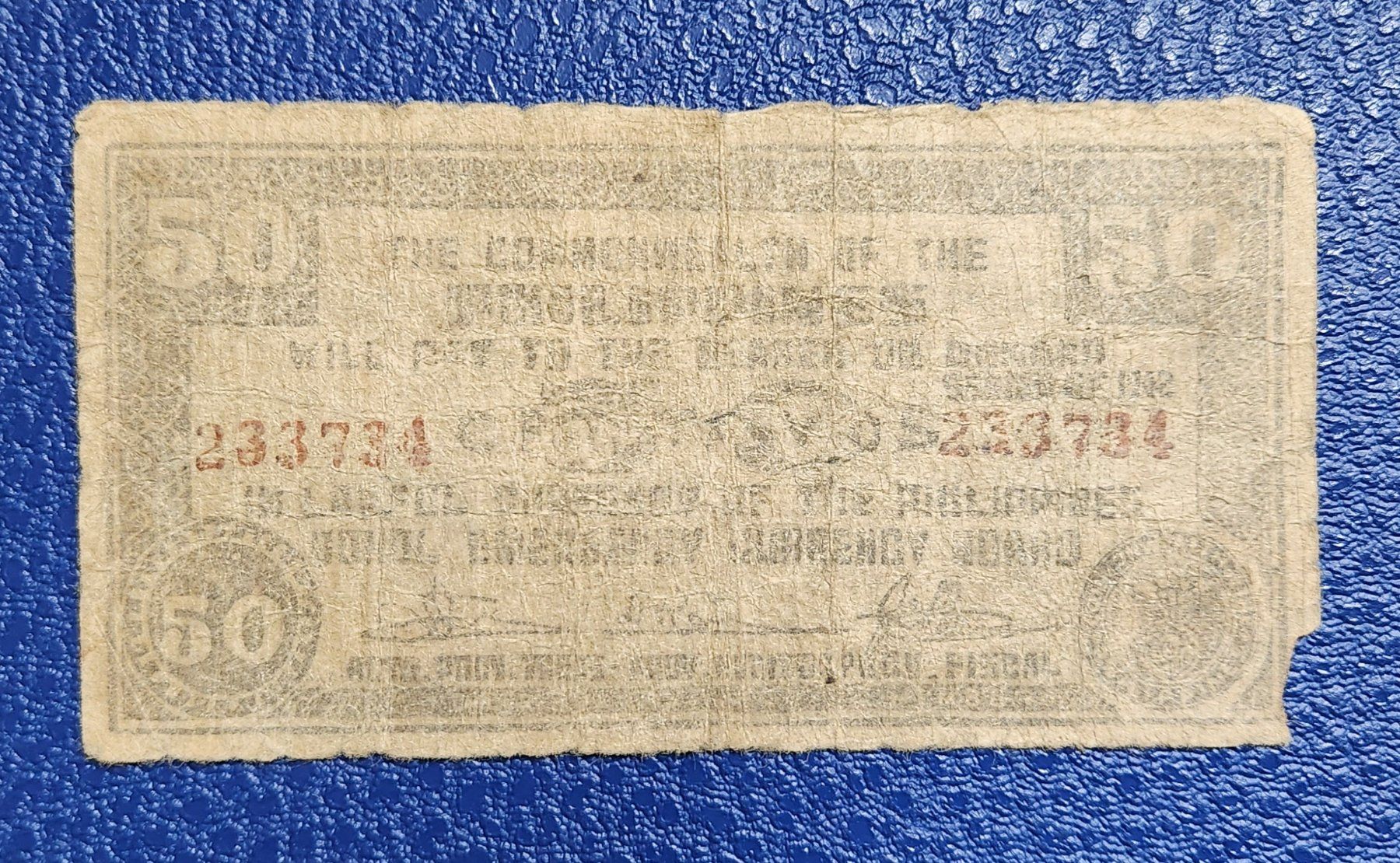 Banconote: Philippinen-50 Centavos VG – Usato da Hittnau venduto da stamps_and_coins 1