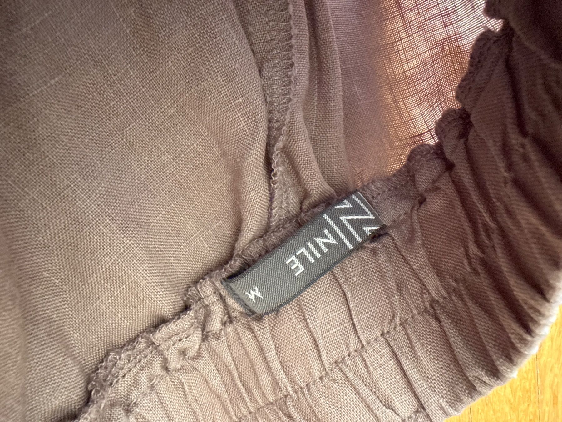 Nile Pantaloni: Leinenhose Nile beige Gr. M – Usato da Winterthur venduto da britsi 3