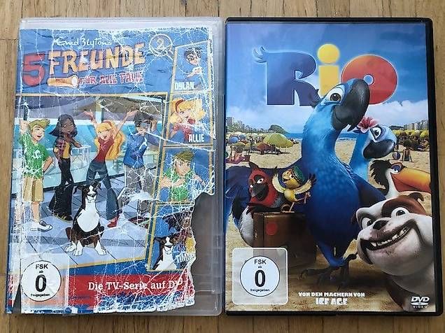Tutti i DVDs: DVD's Rio und 5 Freunde pro DVD – Usato da Zürich venduto da Babylonia