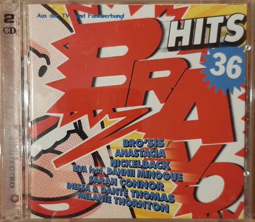 Bravo Hits 36, Swiss, 2CD, 2002, Hit Compilation, Sampler | Kaufen Auf ...