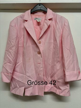 Rosa Damenblazer Gr. 42 Frühlingsfarbe 👍