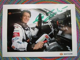 ELLEN LOHR DTM FAHRERIN AUTOGRAMMKARTE ANTIK COCKPIT