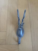 Rustikaler Hirsch Garderobenhaken - Wanddeko im Chalet-Stil