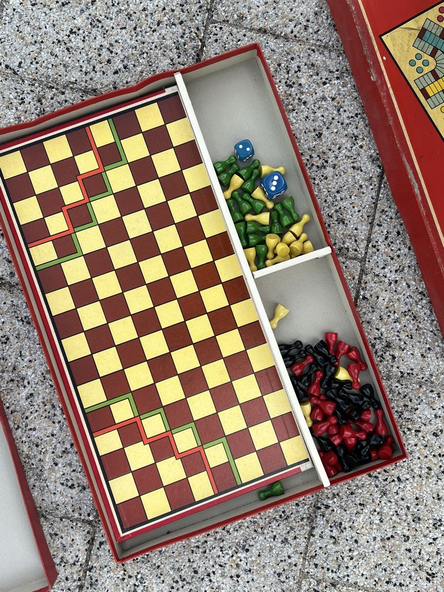 Giochi: Antikes Halma und Eile mit Weile – Usato da Dittingen venduto da Bellevista 5