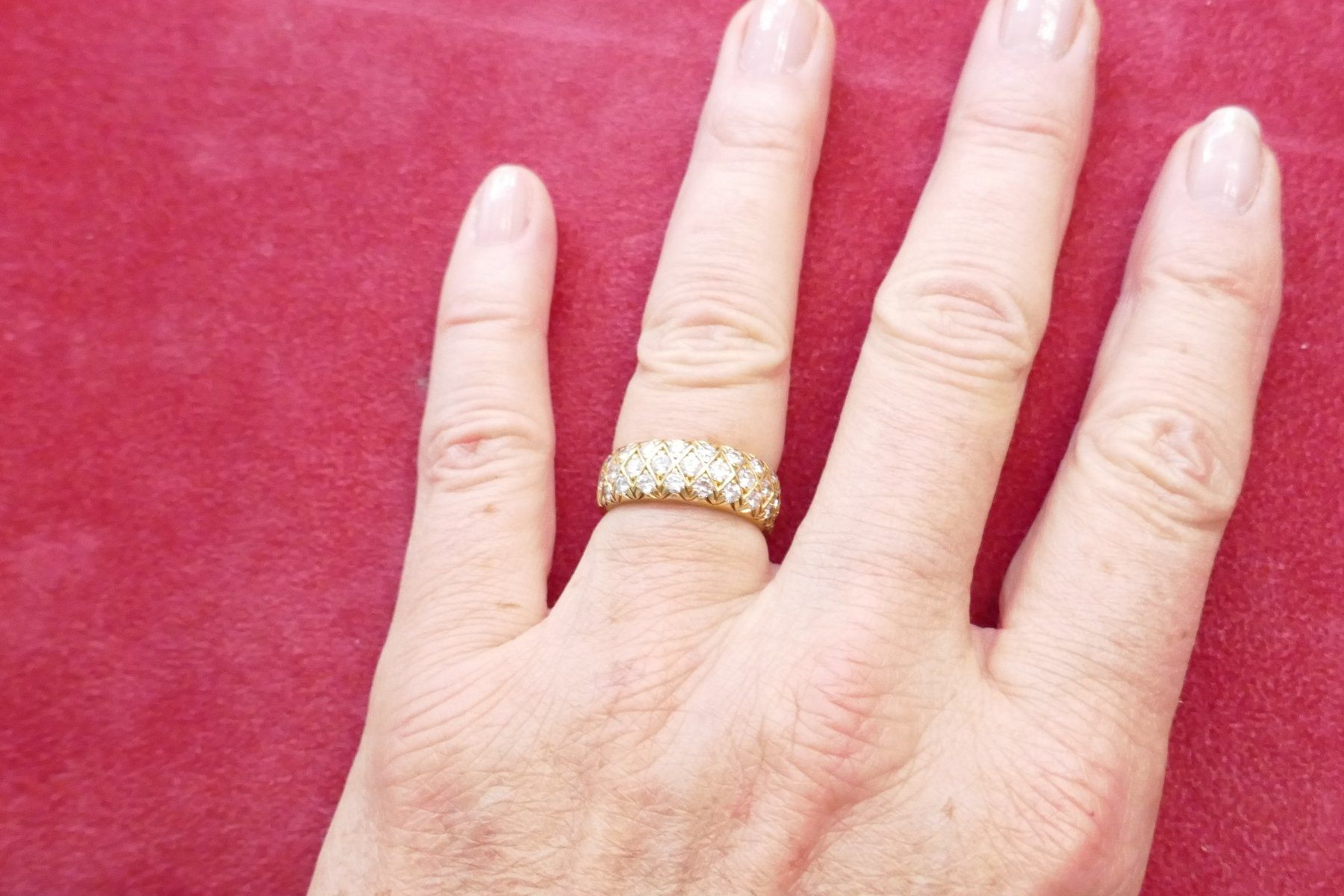 Anelli: Brillant Ring 28 Steine ca. 1 Carat 8,1 gr. – Usato da Schaffhausen venduto da swisswatches-andmore 6