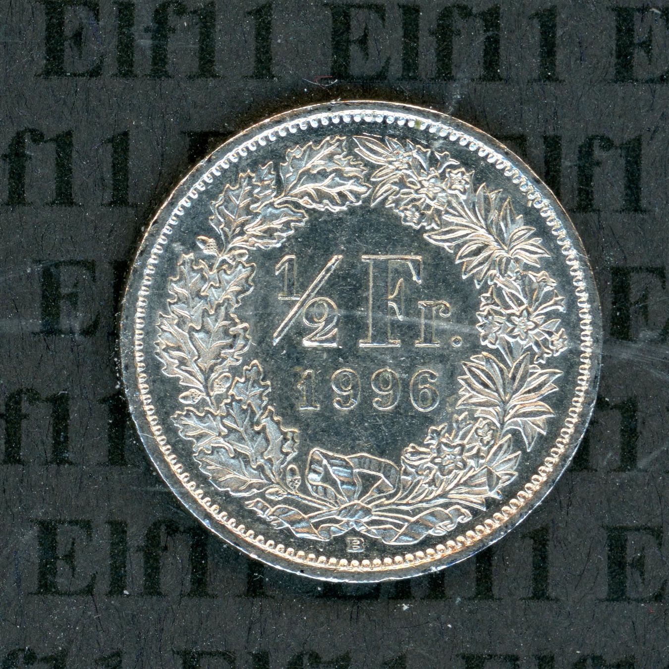 Tutti le monete: CHF___0.50 1996 vz 50 Rappen – Usato da Widnau venduto da Elf11