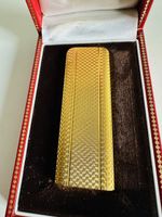 Accendino Cartier placcato oro con scatola