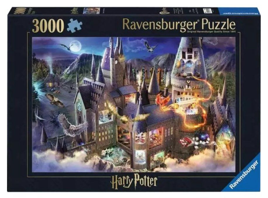 Ravensburger Puzzles: Ravensburger Puzzle 3000 Teile Hogwarts Interior – Neu und originalverpackt aus Oensingen von Liquidations-Shop