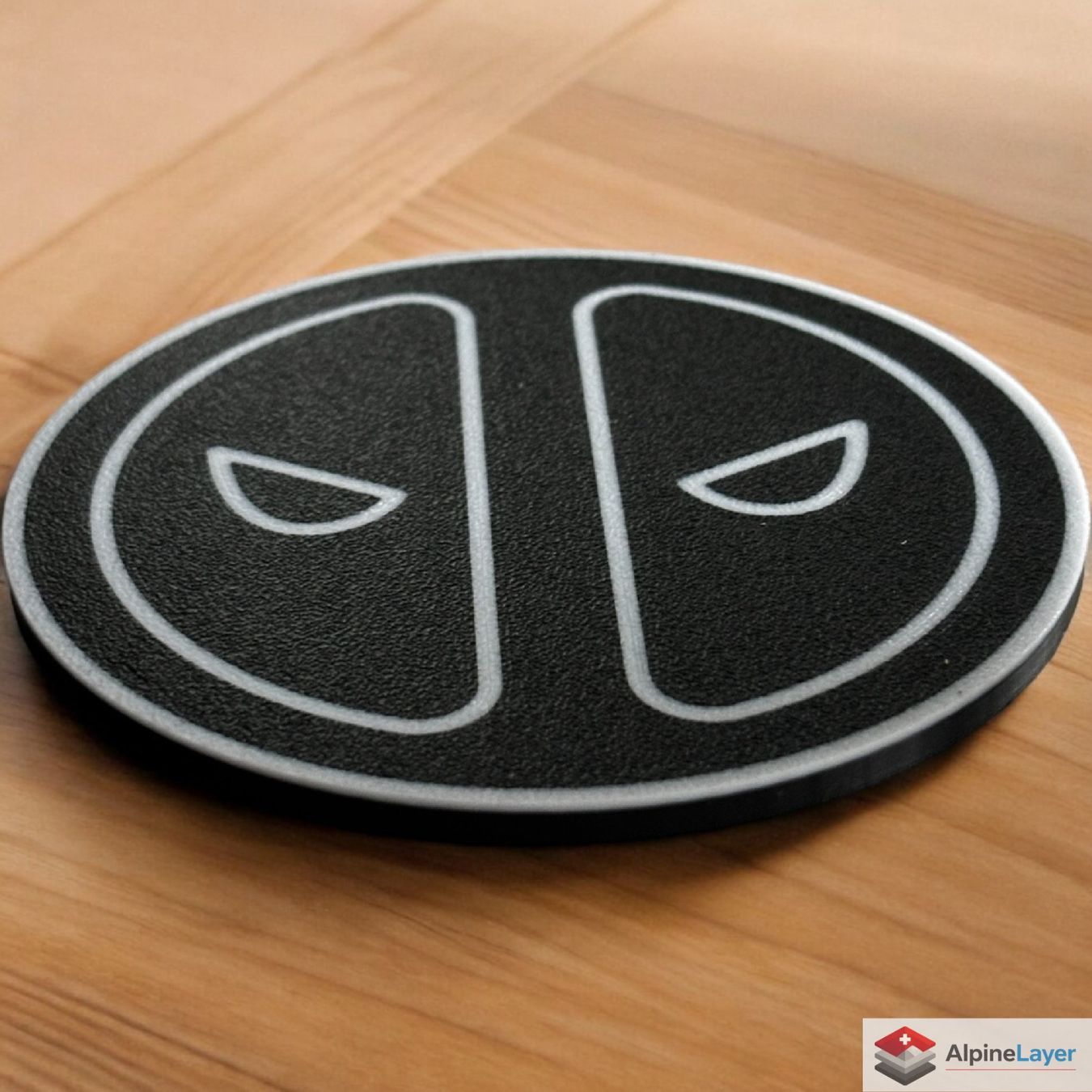 Dessous de verre: Deadpool Drink Coaster 3D Printed Cup Coaster – Neuf (Voir description) à Losone par AlpineLayer 1