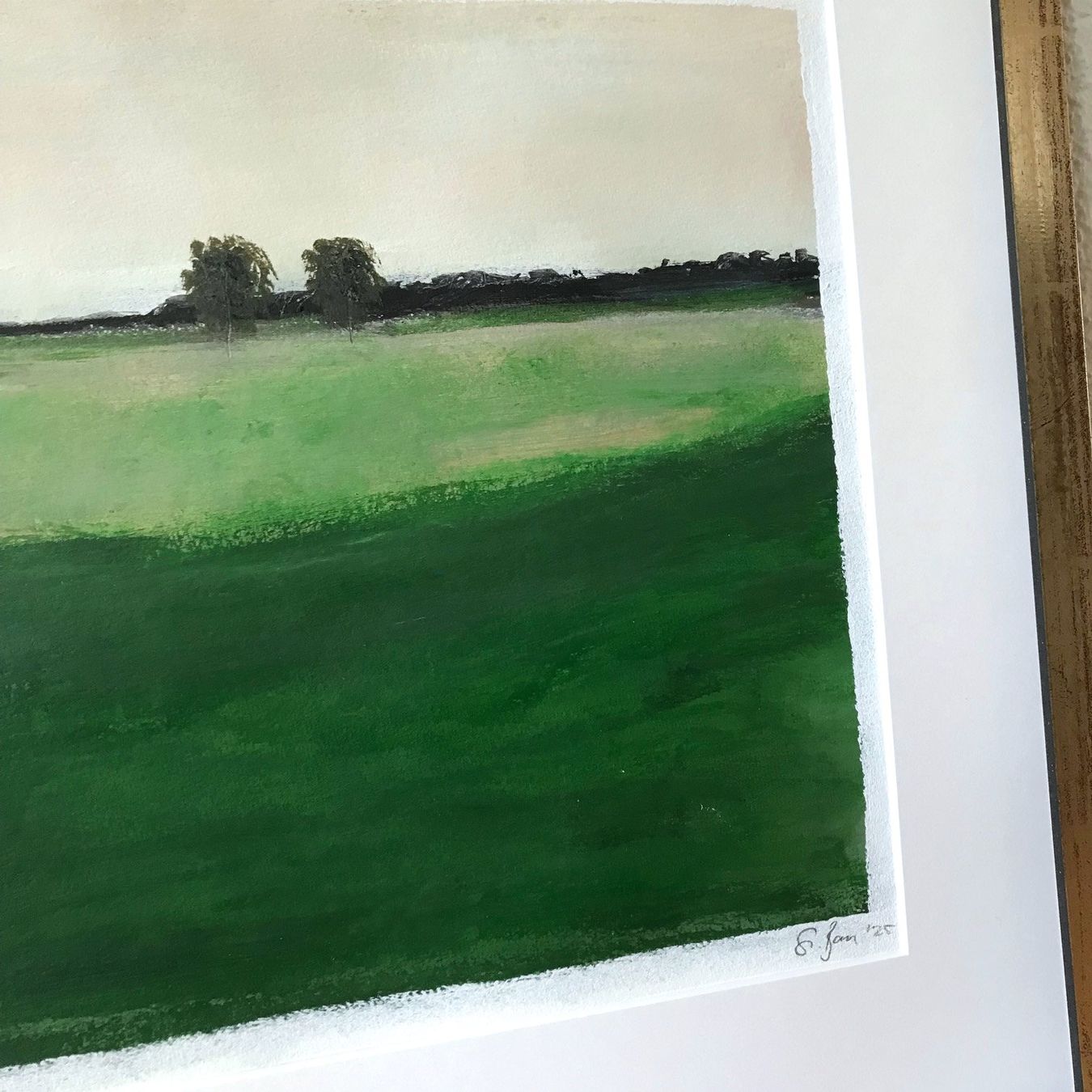 Dipinti: Feld Wald Moderne Kunst Acryl Bild Impressionismus Bammert – Nuovo (secondo la descrizione) da St. Niklausen LU venduto da Stefan_Bammert_Art 2