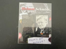 Helmut Schmidt Gambia  2015 Block ** (A861)