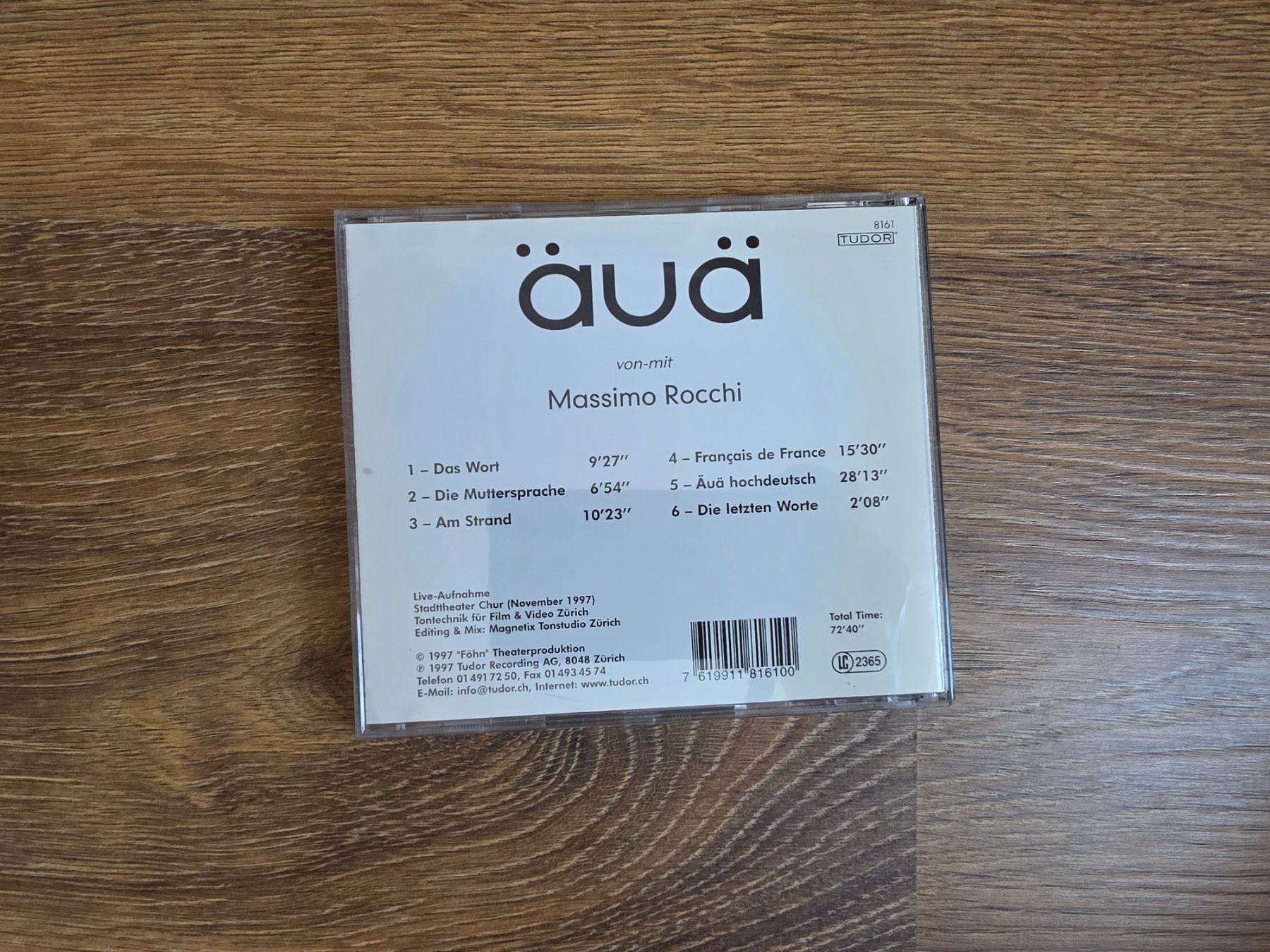 CD: CD Massimo Rocchi - ÄUÄ – Usato da Nebikon venduto da Japostyle 1