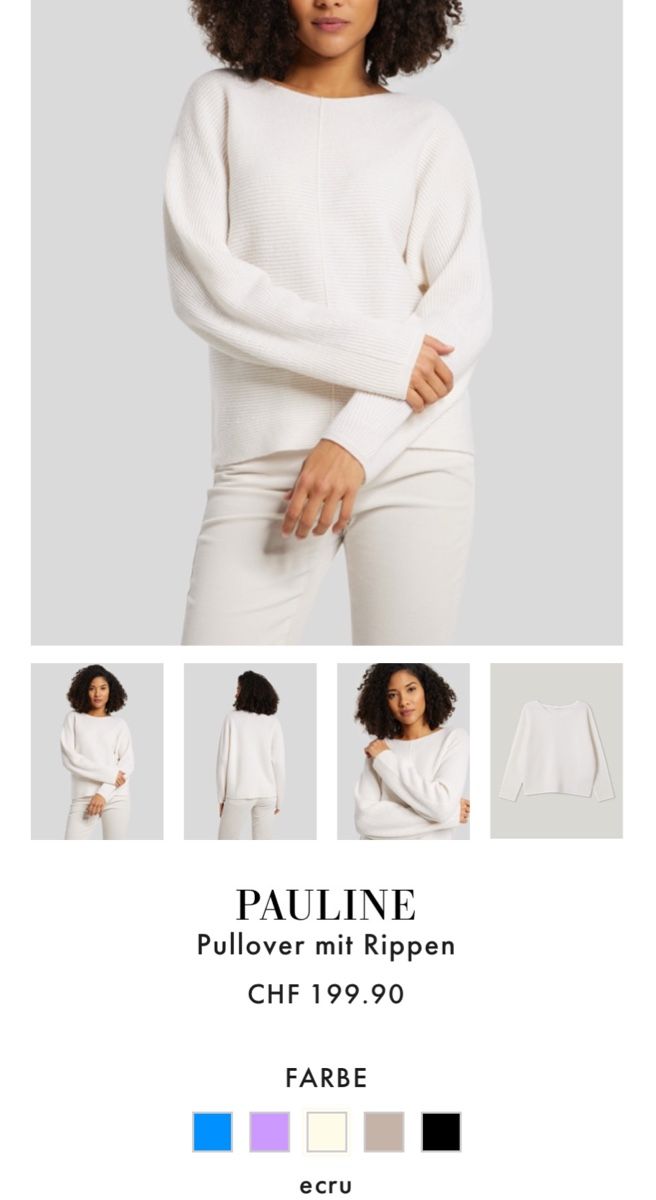 Maglioni & Felpe: PAULINE Pullover Wolle mit Kaschmir G.XS – Usato da Oberwil BL venduto da DANA_FOX 6
