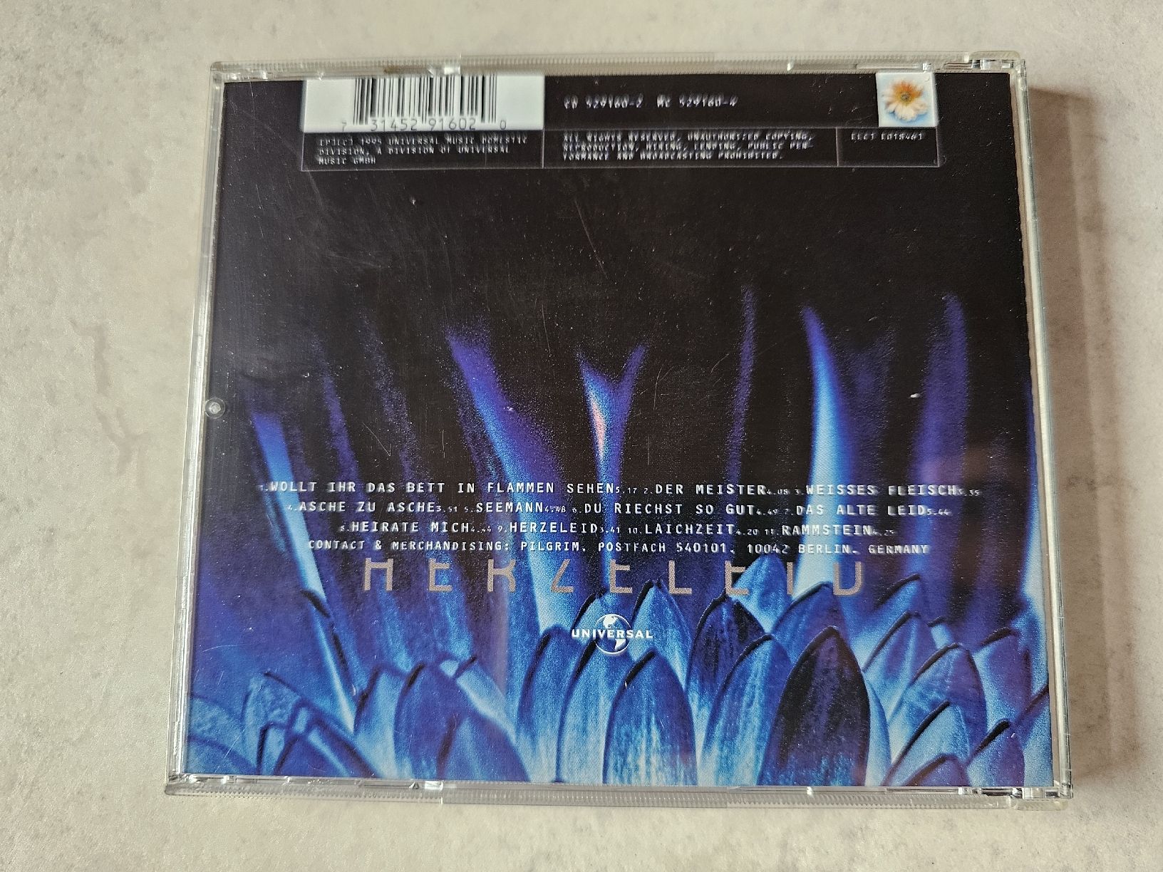 CD: Rammstein  -  Herzeleid – Usato da Schneisingen venduto da backstore24 1