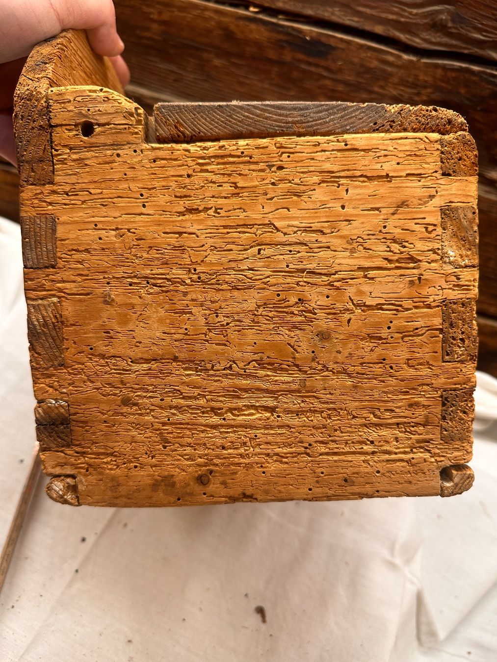Transportkisten: Antike Holzbox mit Deckel – Gebraucht aus Einsiedeln von Vtec1987 3