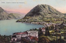 Lugano e. Monte San Salvatore N°7436  1908