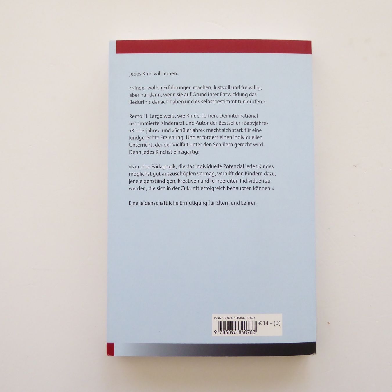 Libri: Lernen geht anders - Remo H. Largo – Usato da Basel venduto da Kunterbunt12 1