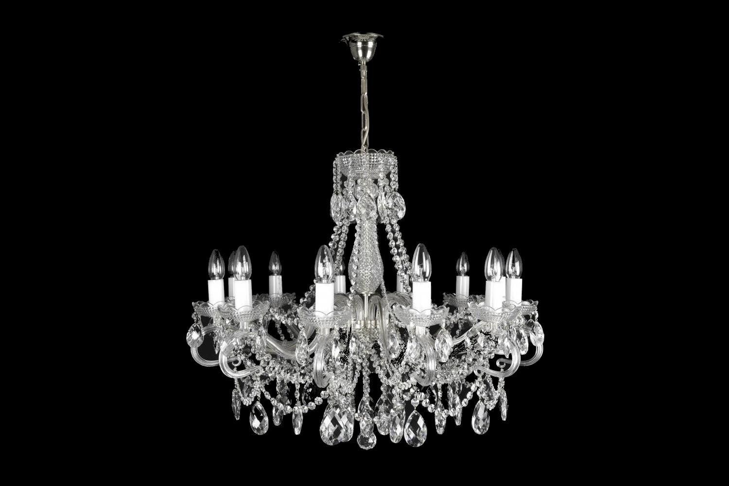 Lampadari & plafoniere: Kronleuchter Diamant 12 Silber – Nuovo e nell'imballaggio originale da Glattfelden venduto da Bohemiancrystal
