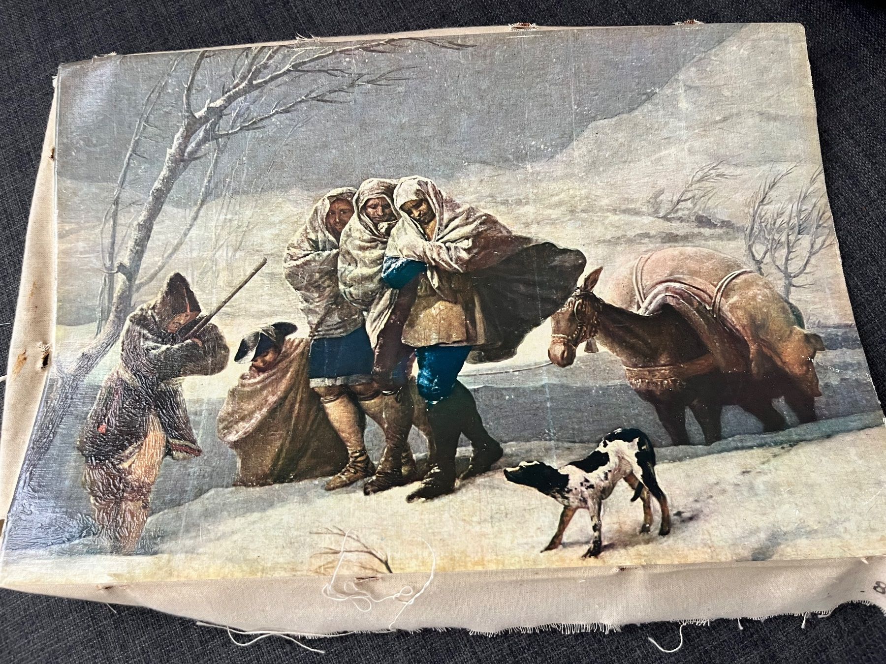 Dipinti: Antico dipinto invernale GOYA – Usato da Chiasso venduto da fairy81