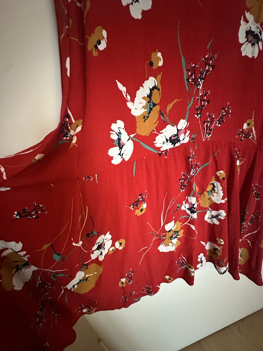 Massimo Dutti Vestiti: Massimo Dutti Midikleid rot – Usato da Zürich venduto da TheaVMO 5