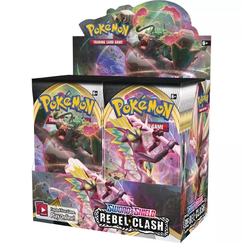 Pokémon Carte collezionabili: Pokémon Sword & Shield Rebel Clash Booster Box / Display – Nuovo e nell'imballaggio originale da Regensdorf venduto da 8Collect