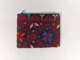 Porte-monnaie fermeture éclair à motifs 13 x 10 cm